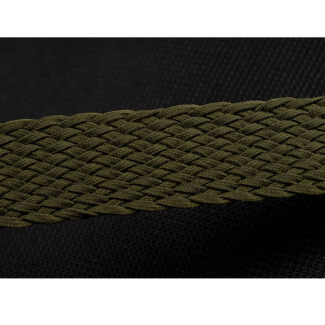 Aaa replica watch Master Dial Green Rolex Green Yacht Fabric Bracelet 1453869 0818